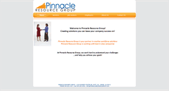 Desktop Screenshot of pinnacleresourcegroup.com